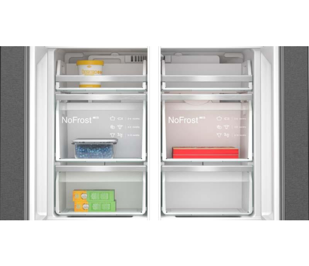 Siemens KF96DAXEA Multidoor 183cm Czarna Stal Szczotkowana 574L - 1516374 - zdjęcie 4